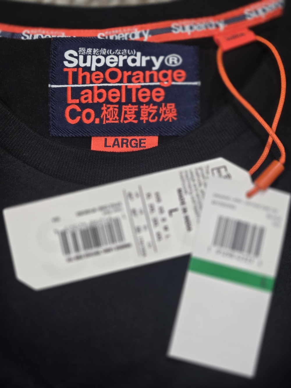 Superdry Men’s Black Logo Crew Neck T-Shirt - Picture 8 of 10
